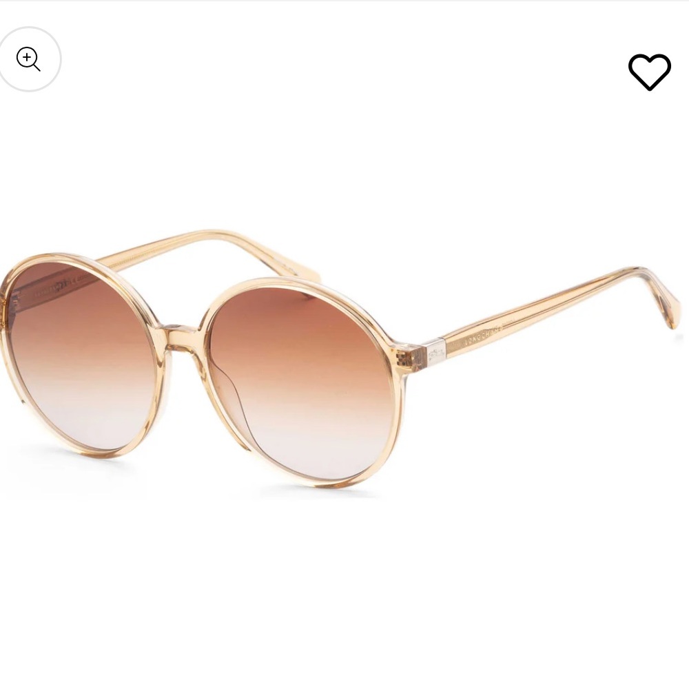 Longchamp LO694S Round Sunglasses. Butterscotch.